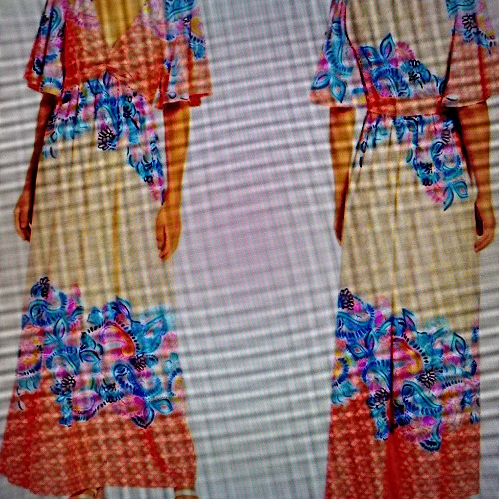 Lilly Pulitzer Minka Maxi Coral Spritz Beach Bungalow!!